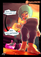 drawing giantess feet color toes barefoot shrunken green_hair mandy shrunken_people tan smelly voluptuous apeiron-macro