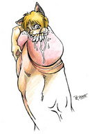 drawing furry color cum giant penis cock_vore