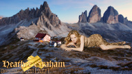 giantess collage blonde lying_down mountains houses looking_at_viewer giantessbuster209 heather_graham