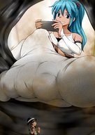 drawing feet color sweat socks phone shrunken_man dirty smelly gamer