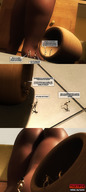 comic butt slave bbw shrunken_women dark_skin voluptuous dialogue running_away digital_render yarifox
