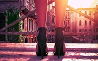 high_heels buildings shrunken_man digital_render narkoman22