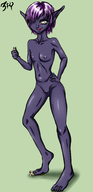 drawing giantess feet color elf under_foot looking_at_tiny 3fy