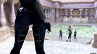 clothed gloves boots shrunken_man outdoors between_fingers pinched digital_render