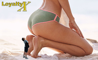 collage panties butt beach barefoot shrunken_man sand looking_up loyaltyx
