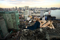 giantess collage city blonde destruction buildings wonderslug lying_down sarah_dumont