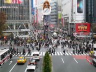 giantess collage city buildings wonderslug red_hair bus streets vehicles pedestrians alina_kovalenko