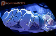 drawing giantess sleeping color barefoot buildings unaware between_feet escape apeiron-macro
