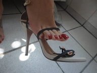 giantess crush collage inside barefoot high_heels sandals shrunken_man women nail_polish