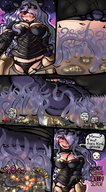 drawing giantess crush micro panties comic color destruction pubic_hair finger purple_hair red_eyes underwear gloves hand unaware point_of_view scratching fire_emblem mspaintgts hair_forest camilla_(fire_emblem)