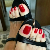 collage high_heels climbing shrunken_man close_up toe_ring toe_nail_polish