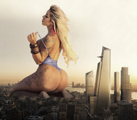 collage city mega blonde butt destruction skyscraper tattoo redcoffee1 leticia_alonso
