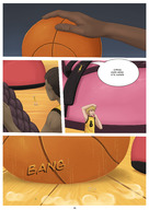 drawing crush comic basketball unaware shrunken_man dark_skin dialogue panels ayami6 minor_league