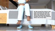 clothed story shrunken_man trapped between_toes nail_polish blue_nails digital_render