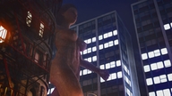 breasts giantess nude city butt brunette low_angle walking digital_render nonchalant narkoman22