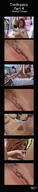 breasts nipples gentle nude pussy masturbation clit cum pubic_hair bed orgasm story red_hair shrunken_man bedroom cellphone digital_render maskedcollager