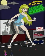 drawing color long_hair handheld brunette surprised vehicles outdoors ripped_clothing