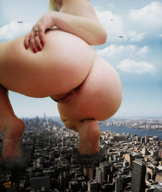 giantess collage nude city mega butt destruction helicopter airplane outdoors crouching gtsx3d