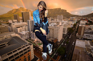 giantess collage feet city clothed shoes brunette converse tbycolive