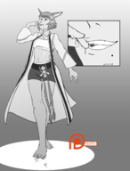 drawing giantess vore anthro monochrome barefoot blood gore hard_vore foot_crush cruel between_fingers spokle