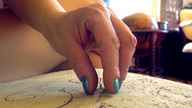 collage hand shrunken_man fingers manicure loryelle