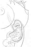 drawing vore manga anime sequence elf shrunken_men lineart kissa-g