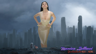 giantess collage city buildings dress skyscraper looking_at_viewer astronaut flag giantessbuster209 monica_bellucci