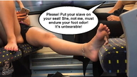collage panties toes barefoot soles foot_worship kneeling ankle_bracelet dialogue sendigiovus