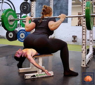 crush collage butt_crush domination amazon shrunken_man weights underneath squeezemeflat weight_lifting barbell power_lifting