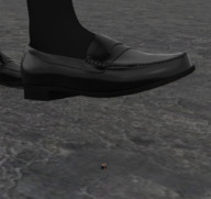lying_down unknown_artist uniform shrunken_woman raised_foot impending_doom digital_render