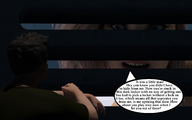 gentle blonde clothed story shrunken_man hiding lockers dialogue locker_room gym digital_render aaabbbzzz