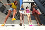 crush feet blood shrunken_men sandals foot_crush flip_flops