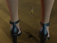 feet high_heels wave shrunken_man floor imminent_vore digital_render giantessabbie
