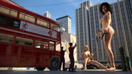breasts giantess nude city blonde comic butt rampage brunette police bus giantesses guns digital_render bullies startled lfcfan ascension