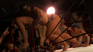 nude large_breasts huge_breasts asian mini_giantess amazon wrestling fighting curvy twins catfight digital_render latino