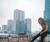 giantess collage city buildings helicopter asian skyscraper airraid kyojingirls