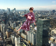 giantess collage city destruction barefoot buildings helicopter asian skyscraper airraid kyojingirls