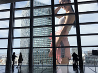 giantess collage city black_hair long_hair clothed buildings smiling asian outdoors airraid kyojingirls