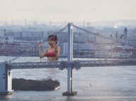 giantess collage swimsuit bridge asian river airraid kyojingirls