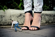 collage feet high_heels shrunken_man pedicure sidewalk msku