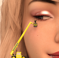 gentle giantess blonde long_hair eyes boomgts digital_render lift_truck