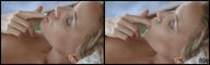 collage insertion vore blonde mouth barefoot lying_down shrunken_person starkadhr