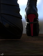 high_heels running shrunken_people digital_render mazewithhaze