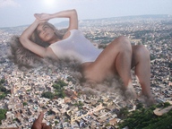 giantess collage city destruction lying_down gangstalilith2