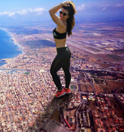 giantess collage city mega brunette sunglasses aerial_view looking_at_viewer giulio_10
