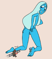 drawing giantess nude pussy color steven_universe blue_diamond blue_pearl saltinedreams greg_universe