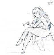 drawing feet monochrome sketch fire_emblem gtsbutt roofus7 kbeezy5200 tharja_(fire_emblem)