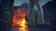 high_heels fire soldiers sorenzer0 digital_render wrecked_city