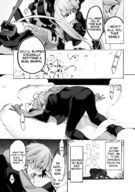 drawing comic monochrome story shrunken_man dialogue panels fate/extra_ccc_fox_tail