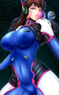 drawing giantess earth color brunette cosmic_giantess aliessa mkonstantinov bubblegum overwatch d.va hana_song